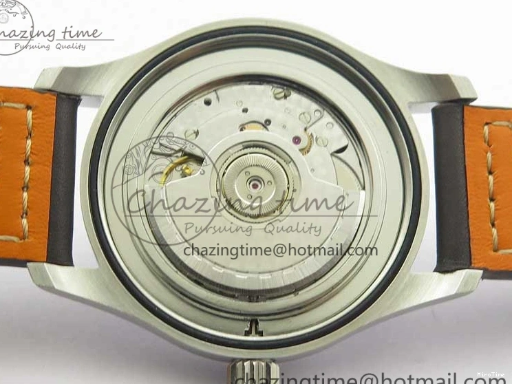 MIROTIME 0224 Soft MARK XVIII IW327001 SS FKF 1:1 Best Edition Black Dial On Black Leather Strap 7119